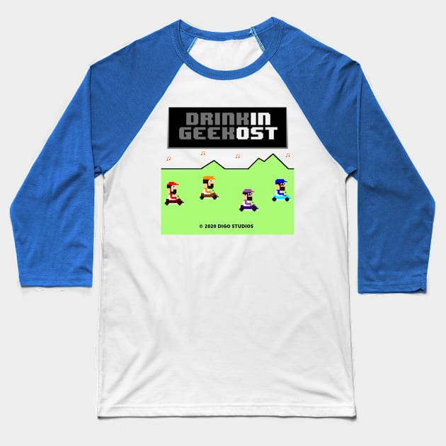 DiGo Kart Baseball T-Shirt by DrinkIN GeekOUT Armor Shop